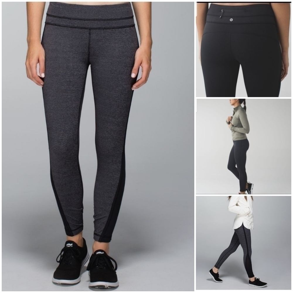 LULULEMON Run Pace Tight Luxtreme with Mesh panels, Size 6